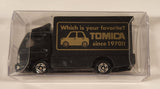 2002 Tomy Tomica Mitsubishi Fuso Canter Delivery Truck Black Die Cast Toy Car Vehicle