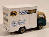 Tomica Hybrid Kuroneko Yamato Transport Truck M8010 Green Tan White Die Cast Toy Car Vehicle with Opening Rear and Side Door New in Box