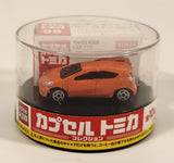 Takara Tomy Wonda No. 98 Toyota Aqua Orange Miniature Die Cast Toy Car Vehicle New in Display Case