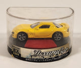 Suntory Coffee Boss Luxury Car Mazda RX7 FD3S FD Yellow Miniature Die Cast Toy Car Vehicle New in Display Case