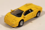 Kyosho Lamborghini Diablo Yellow Miniature 1/100 Scale Die Cast Toy Car Vehicle New in Package