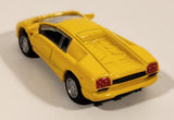 Kyosho Lamborghini Diablo Yellow Miniature 1/100 Scale Die Cast Toy Car Vehicle New in Package