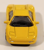 Kyosho Lamborghini Diablo Yellow Miniature 1/100 Scale Die Cast Toy Car Vehicle New in Package