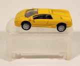 Kyosho Lamborghini Diablo Yellow Miniature 1/100 Scale Die Cast Toy Car Vehicle New in Package