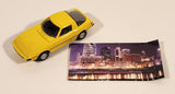 Kyosho Mazda Savanna RX-7 (SA22C) Early Version Yellow Miniature 1/100 Scale Die Cast Toy Car Vehicle with Promo Paper