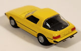 Kyosho Mazda Savanna RX-7 (SA22C) Early Version Yellow Miniature 1/100 Scale Die Cast Toy Car Vehicle with Promo Paper