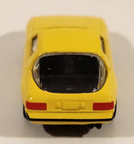Kyosho Mazda Savanna RX-7 (SA22C) Early Version Yellow Miniature 1/100 Scale Die Cast Toy Car Vehicle with Promo Paper