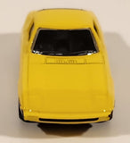 Kyosho Mazda Savanna RX-7 (SA22C) Early Version Yellow Miniature 1/100 Scale Die Cast Toy Car Vehicle with Promo Paper
