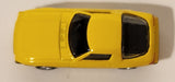 Kyosho Mazda Savanna RX-7 (SA22C) Early Version Yellow Miniature 1/100 Scale Die Cast Toy Car Vehicle with Promo Paper