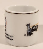 NHL Stanley Cup Crazy Mini Mug Edmonton Oilers 1985 Champs With Opponent & Score