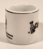 NHL Stanley Cup Crazy Mini Mug Edmonton Oilers 1984 Champs With Opponent & Score