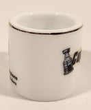 NHL Stanley Cup Crazy Mini Mug Edmonton Oilers 1984 Champs With Opponent & Score In Plastic Capsule