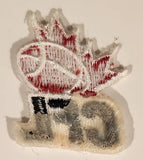 CFL Canadian Football League Logo Emblem 1 1/8" x 1 1/2" Embroidered Fabric Patch Badge