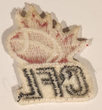 CFL Canadian Football League Logo Emblem 1 1/8" x 1 1/2" Embroidered Fabric Patch Badge