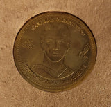 2002 Coca Cola Canadian Olympic Team NHLPA Joe Sakic NHL Hockey Player Metal Coin In Protector Sleeve