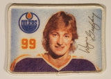 Edmonton Oilers #99 Wayne Gretzky 2 1/2" x 3 1/2" Embroidered Fabric Patch Badge