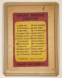 Opeechee The Gordie Howe Story Comic Book Hockey Booklet Checklist No. 23