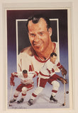 1991 Legends Sports Memorabilia Gordie Howe First Series Postcard Artwork by Christopher Paluso #4