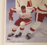 1991 Legends Sports Memorabilia Gordie Howe First Series Postcard Artwork by Christopher Paluso #4