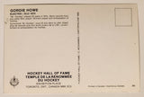 1983 Hockey Hall Of Fame Gordie Howe Elected Mr. Hockey 1972 Postcard