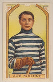 1991 Hockey Immortals C55 A Lancaster Reprint 1911-12 Imperial Tobacco Hockey Players No. 4 Joe Malone Quebec Mini Sports Trading Card