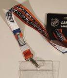 JF Sports Canada 2017 NHL Stanley Cup Playoffs Edmonton Oilers Lanyard and Ticket Pass Holder with Tag