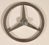 Mercedes-Benz 4 1/2" Silver Tone Emblem Badge