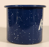 Kokanee Glacier Fresh Beer Dark Blue 3" Enamel Metal Coffee Mug Cup