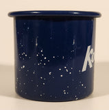 Kokanee Glacier Fresh Beer Dark Blue 3" Enamel Metal Coffee Mug Cup