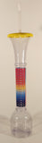 Slurpee Reusable 17 1/2" Tall Clear Plastic Drinking Cup with Lid and Straw