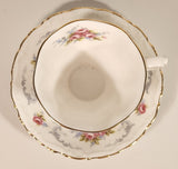 Vintage Royal Albert Bone China England Tranquility Pink Rose Flowers Tea Cup & Saucer Set