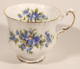 Vintage Paragon English Flowers Aubretia Blue Flowers Tea Cup & Saucer Set