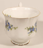 Vintage Paragon English Flowers Aubretia Blue Flowers Tea Cup & Saucer Set