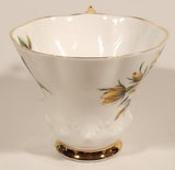 Vintage Royal Albert Bone China Sweetheart Roses Series of Six "Rosemary" Yellow Flowers Tea Cup & Saucer Set
