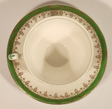 Vintage Alfred Meakin England "Pride-Of-Erin" Green and Gold Trimmed Tea Cup & Saucer Set