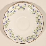 Vintage Royal Vale Bone China Violet Purple Flowers Tea Cup & Saucer Set