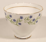 Vintage Royal Vale Bone China Violet Purple Flowers Tea Cup & Saucer Set