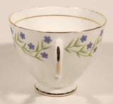 Vintage Royal Vale Bone China Violet Purple Flowers Tea Cup & Saucer Set