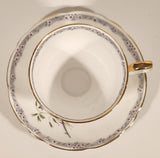 Vintage Royal Staffordshire Bone China "Roses To Remember" Red Flowers Tea Cup & Saucer Set