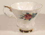 Vintage Royal Albert Bone China Sweetheart Roses Series of Six "Elizabeth" Pink Flowers Tea Cup & Saucer Set