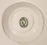 Vintage Royal Windsor Bone China Floral Emblem of Saskatchewan Prairie Lily Flower Saskatoon, Sask. 3 1/2" Trinket Dish Plate