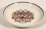 Vintage Midwinter Fine Tableware Staffordshire England H. R. H. Prince Charles Lady Diana Spencer To Commemorate Their Marriage Ich Dien 29th July 1981 Blue Rimmed  4" Trinket Dish Plate