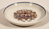 Vintage Midwinter Fine Tableware Staffordshire England H. R. H. Prince Charles Lady Diana Spencer To Commemorate Their Marriage Ich Dien 29th July 1981 Blue Rimmed  4" Trinket Dish Plate