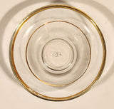 Turkish Gold Trimmed Tea Glass Cup And Saucer