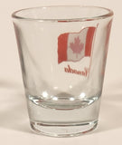 Canada Flag Clear Shot Glass