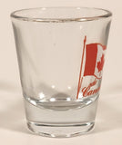 Canada Flag Clear Shot Glass