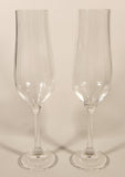 Grand Marnier 9" Champagne Flute Glass Cups Set of 2