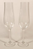 Grand Marnier 9" Champagne Flute Glass Cups Set of 2
