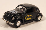 DC Comics Batman Volkswagen Beetle Pull Back Black Die Cast Toy Car Vehicle