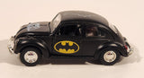 DC Comics Batman Volkswagen Beetle Pull Back Black Die Cast Toy Car Vehicle